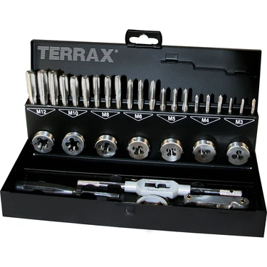 Rothenberger Terrax By Ruko Hss-G Kılavuz-Pafta Seti 31 Parça Alman