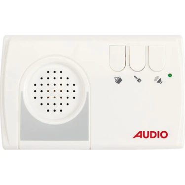 AUDIO Kapıcısız Diafon 0-50º C Çalışma Sıcaklığı 145 x 90 x 20 mm