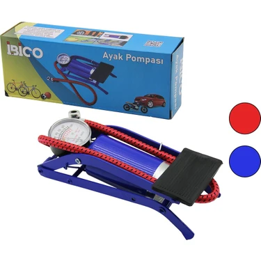 Pileli Store Yayat Modelince Pistonlu Ayak Pompası Oto-Araç - Bisiklet-Motor Lastik - Top - Şişme
