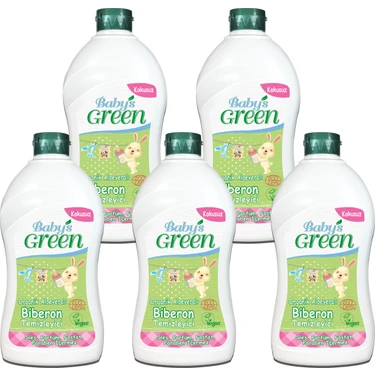 5'li Set Organik Aloeveralı Bebek Biberon Temizleyici- Eco (500 ml x 5
