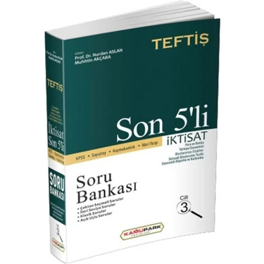 Temsil Kitap Teftiş KPSS Iktisat Cilt 3 Son 5'li Soru