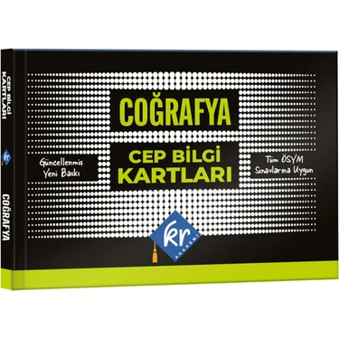 Kr Akademi Yayınları Tüm Sınavlar İçin KPSS Coğrafya Cep Bilgi