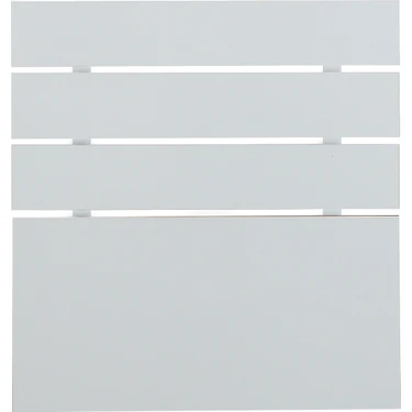 Pasific Home Huga Tek Kişilik Beyaz Yatak Başlığı 90lk / 90 cm Baza