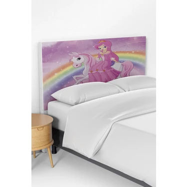 Talia Home Arabalı Şimşek Mcqueen Desenli Çocuk Yatak Baza Başlık Kılıfı