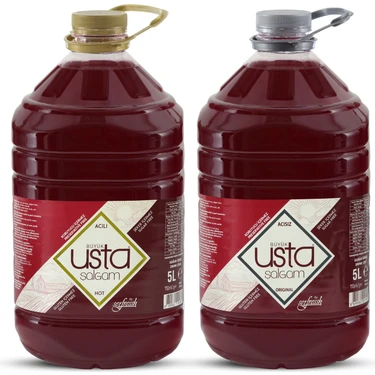 Büyük Usta Şalgam 5 Litre Karma Koli 2 Adet Acılı ve Acısız Doğal