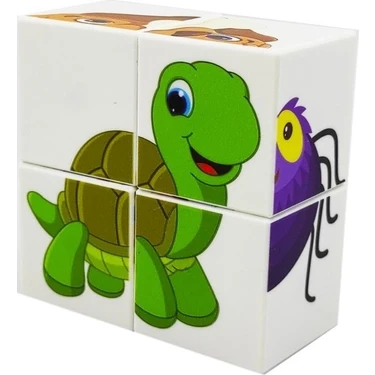 Küpss Manyetik Puzzle Hayvanlar  -  4