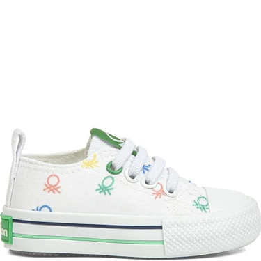 Benetton® | BN-30661 - 3394 Beyaz - Çocuk Spor