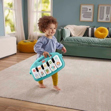 Fisher-Price Sesli ve Işıklı Neşeli Hayvanlar Piyanolu Oyun Halısı