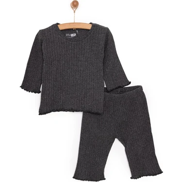 HelloBaby HelloBaby Kaşkorse Uzun Kol Pijama Takımı Kız