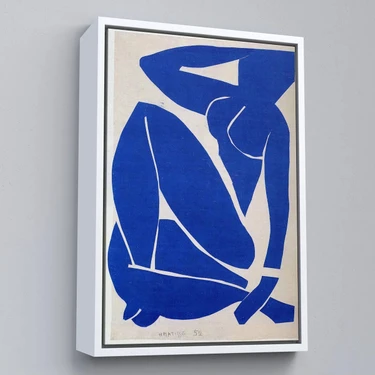 Beta Moda Hub Ahşap Çerçeveli Henri Matisse - Blue Nude