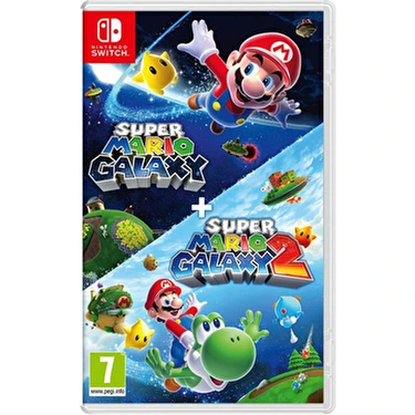 Nintendo Switch Super Mario Galaxy + Super Mario Galaxy 2 Aksiyon Macera Oyunu Genel Dil