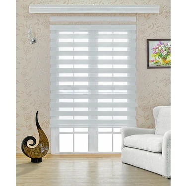 Bambu Stor Zebra Perde Etek