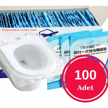 Dream Plus 100 Adet Kullan At Klozet Örtüsü Klozet Poşeti Klozet Kapak Örtüsü