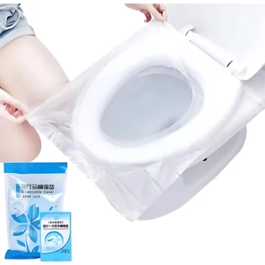 Cocoloco Home Hijyenik Tek Kullanımlık Klozet Kapağı Poşeti, Örtüsü 50