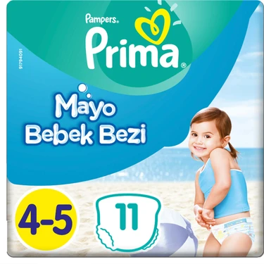 Prima Mayo Bebek Bezi 4 Beden 11 Adet Maxi Tekli