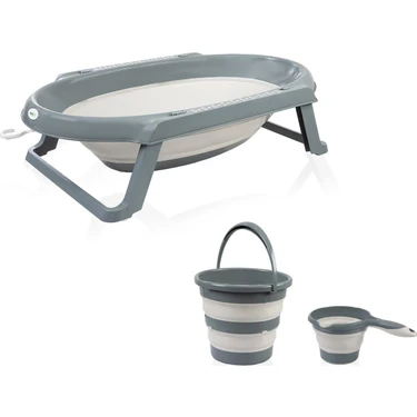 Babyjem Katlanır Bebek Banyo Küvet Seti 3 Parça