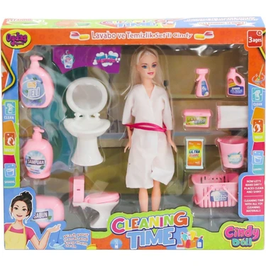 02452 Cindy Doll Bebek Lavabo ve Temizlik Seti  -Oydaş