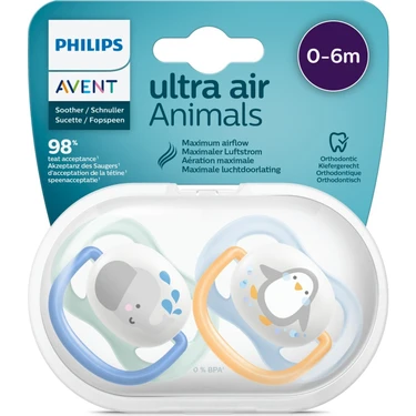 Philips Avent Ultra Air Emzik 0-6 ay Erkek,
