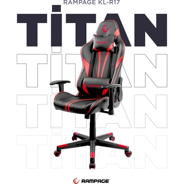 Rampage KL-R17 Titan Kırmızı/siyah Oyuncu