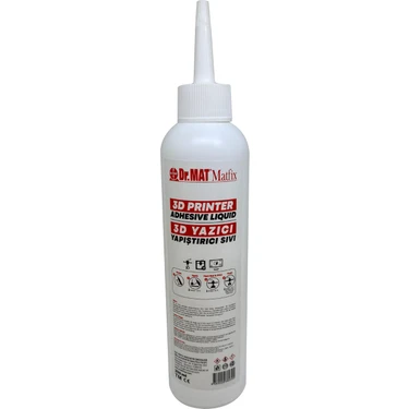 Dr. Mat Matfix 3D  Yazıcı  Baskı Yapıştırıcı Sıvı 250 ml  +