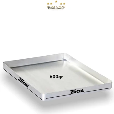 Elur Alüminyum Baklava Börek  Tepsisi 600