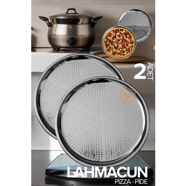 Transformacion Lahmacun Pizza Pide  Pişirme Tepsisi 2 Li