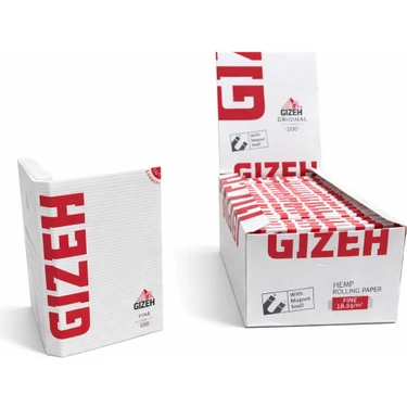 fine rolling paper 100 yaprak 18.5 g/m² ınce sarma kağıdı manyetik