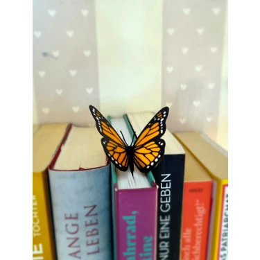Flexilab Creative 3D Kelebek Kitap Ayracı Seti 2’li | Dekoratif, Estetik, Dayanıklı, Renkli Okuma