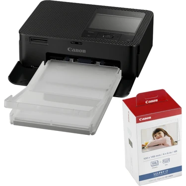 Canon CP1500 Siyah Fotoğraf Yazıcısı + KP-108 Fotoğraf