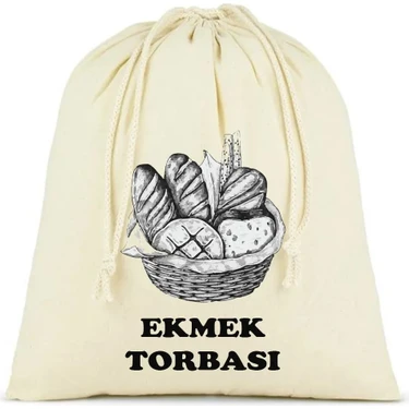 Feza Bagg Store Ekmek Torbası Ham Bez 40X40
