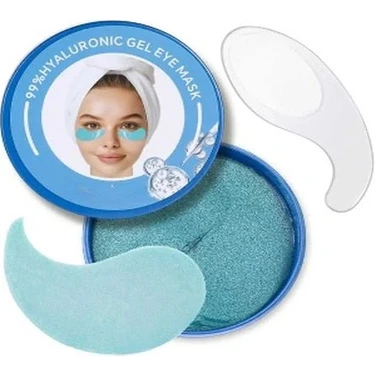 Halvey Göz Altı Aydınlatıcı, Sıkılaştırıcı Ve Onarıcı Hyaluronik Asit Özlü Maskesi Mavi 1.4gr*60