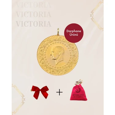 Victoria 1 Adet Çeyrek Altın Eski Tarihli (Kulplu 22