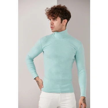 Catspy  Erkek Mavi Lycra Boğazlı