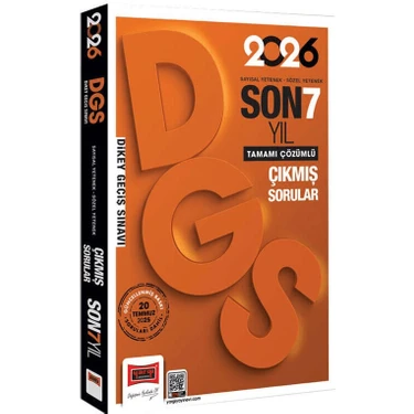 Yargı Yayınevi Yargı 2026 DGS Sayısal-Sözel Yetenek Son 7 Yıl Çıkmış Sorular