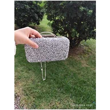 Yeni Model  Iri Taşlı Gümüş Abiye