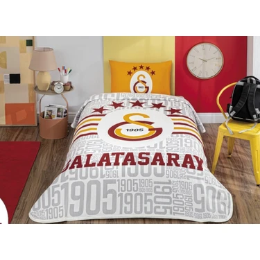 Taç Galatasaray Lisanslı 5 Yıldız Logo Pamuklu Pike