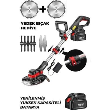 Robo Şarjlı  Çim Biçme Makinesi Tırpan