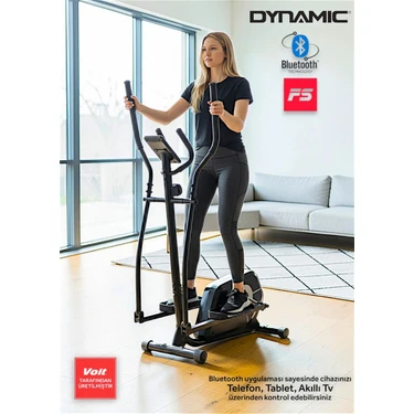 Dynamic Voit Garantili SC300 Smart Bluetooth'lu Manyetik Eliptik Kondisyon Bisikleti, Sessiz