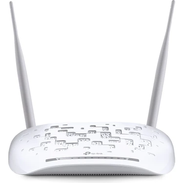 TP-Link TD-W9970 | WiFi 4 VDSL/ADSL Modem Router | 2 Harici Anten | 300 Mbps | 4 Ethernet Portu |