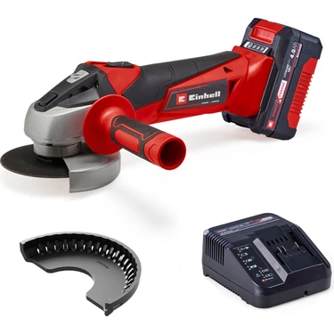 Einhell Akülü Avuç Taşlama TC-AG 18/115 Li Kit Power X-Change (18 V, 115 mm disk çapı, 28 mm kesme