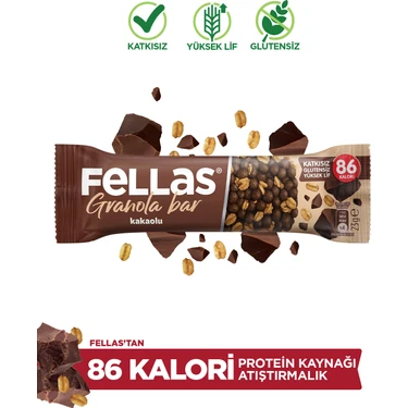 Fellas Kakaolu Granola Bar (23 g) x 12