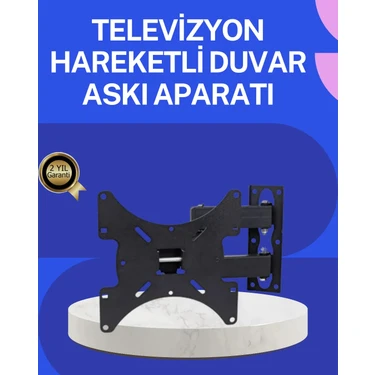 Renklime LED LCD Tv Duvar Askı Aparatı Hareketli ve