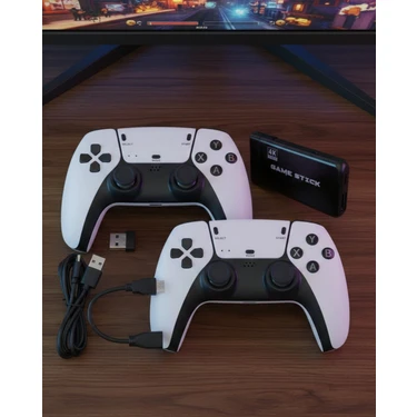 Azrlya Retro Atari ve Konsol Oyunları Destekli 4K Game Stick -