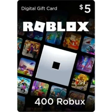 Roblox Gift Card 400 Robux (Eur Eksiksiz Tam