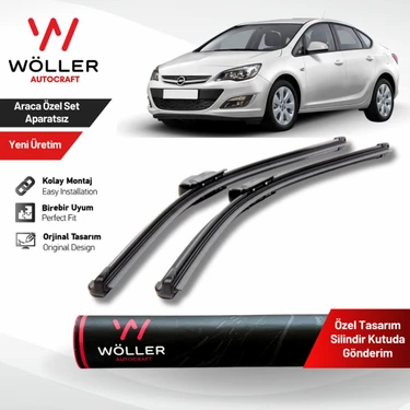 Wöller Opel Astra J 2009 2020 Arası Uyumlu Silecek Takımı Kolay Montaj 2