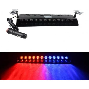 BTM Otomotiv 12 Ledli̇ Cam İçi̇ Çakar Vantuzlu Çakar