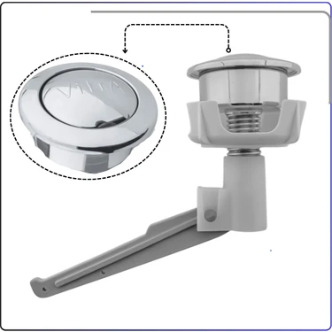 VitrA 313527YP1TE Basmalı Boşaltma Buton
