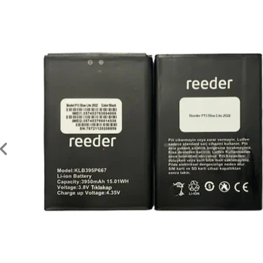 Lenipa Reeder P13 Blue Max Lite 2022 3950mAh Li-Ion Batarya Yüksek Performanslı