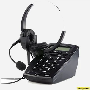 Ucuzcu Market Çağrı Merkezi Telefonu (Call Center) Çift Kulaklık Orjinal Kulaklık Yanında