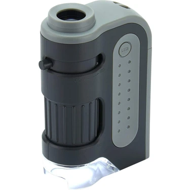 Carson 60X-120X Mikroskop MM-300 Taşınabilir LED Işıklı 3x5,71x8,9 cm